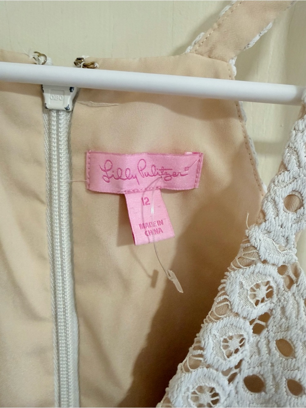 Lilly Pulitzer White Crochet Lace Halter Dress - Picture 7 of 15